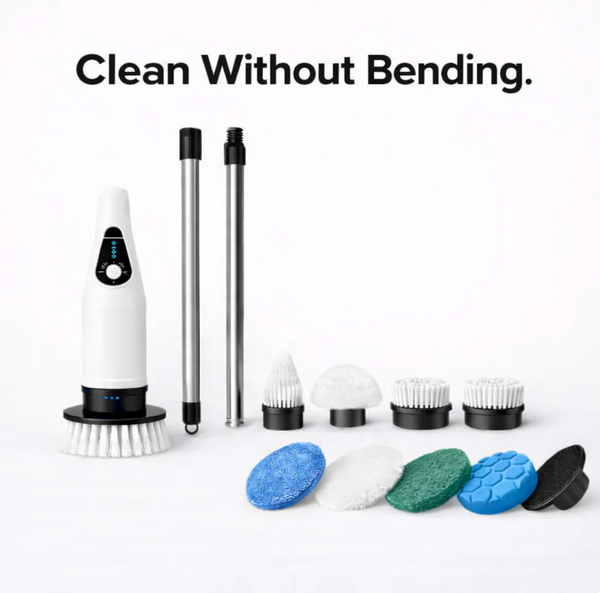 Electric Spin Scrubber - Cordless Telescopic Cleaning Brush