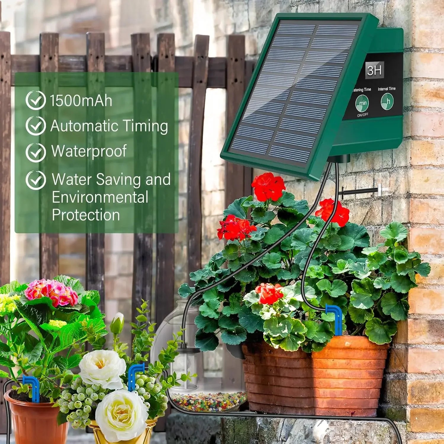Hushé Solar Auto-Watering Kit