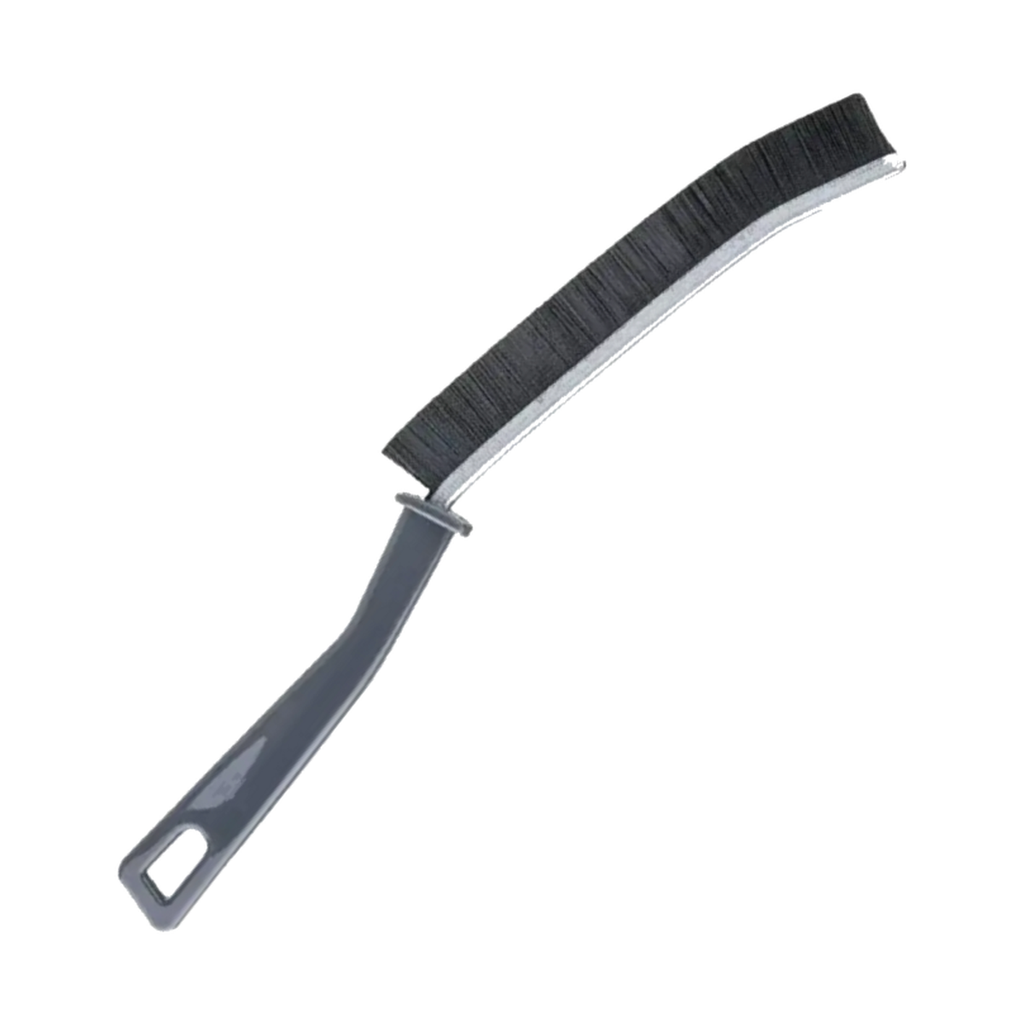 Gap brush for grout lines